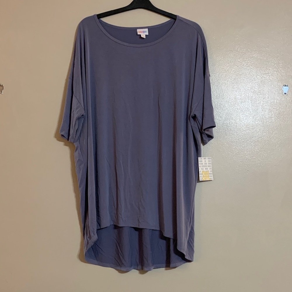 NWT LuLaRoe Irma Slate Gray - 3XL